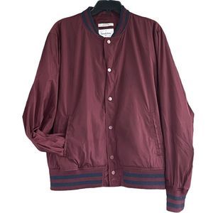 Goodfellow & Co Burgundy Jacket Size Large